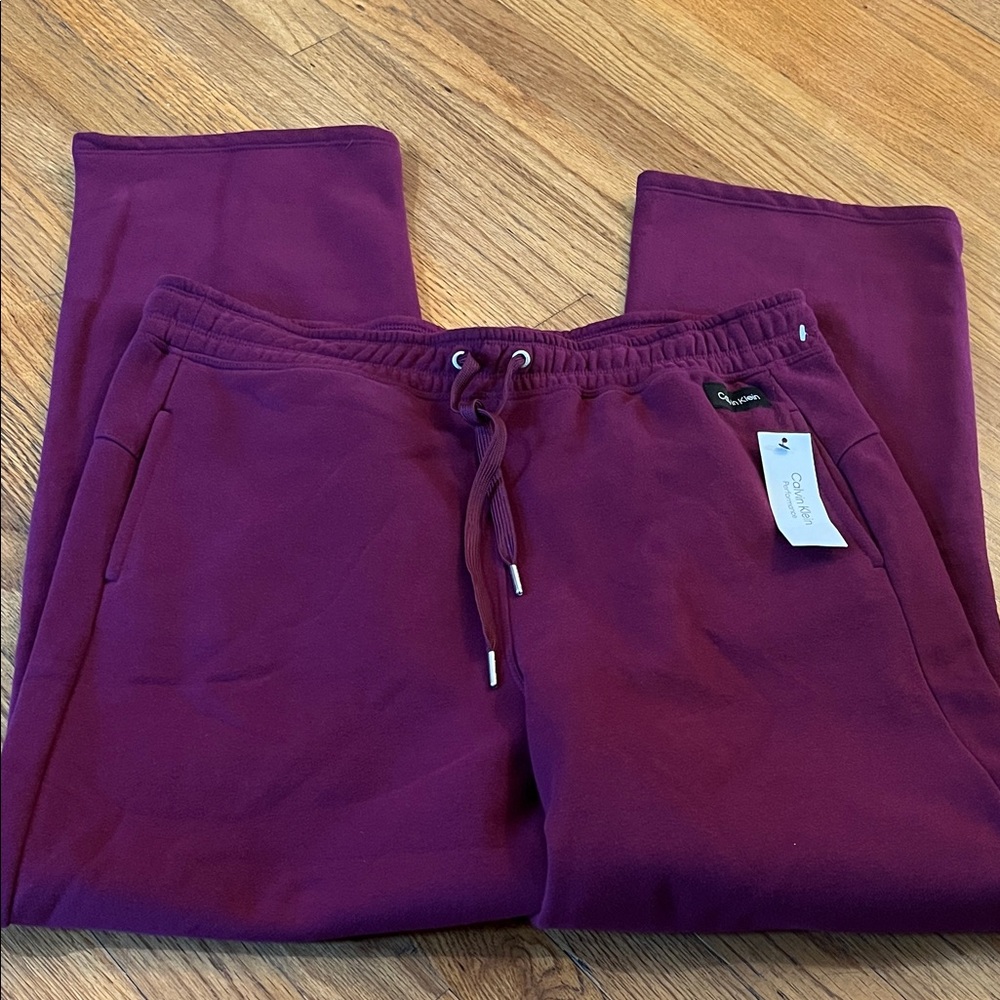 New Calvin Klein Deep Purple Joggers
